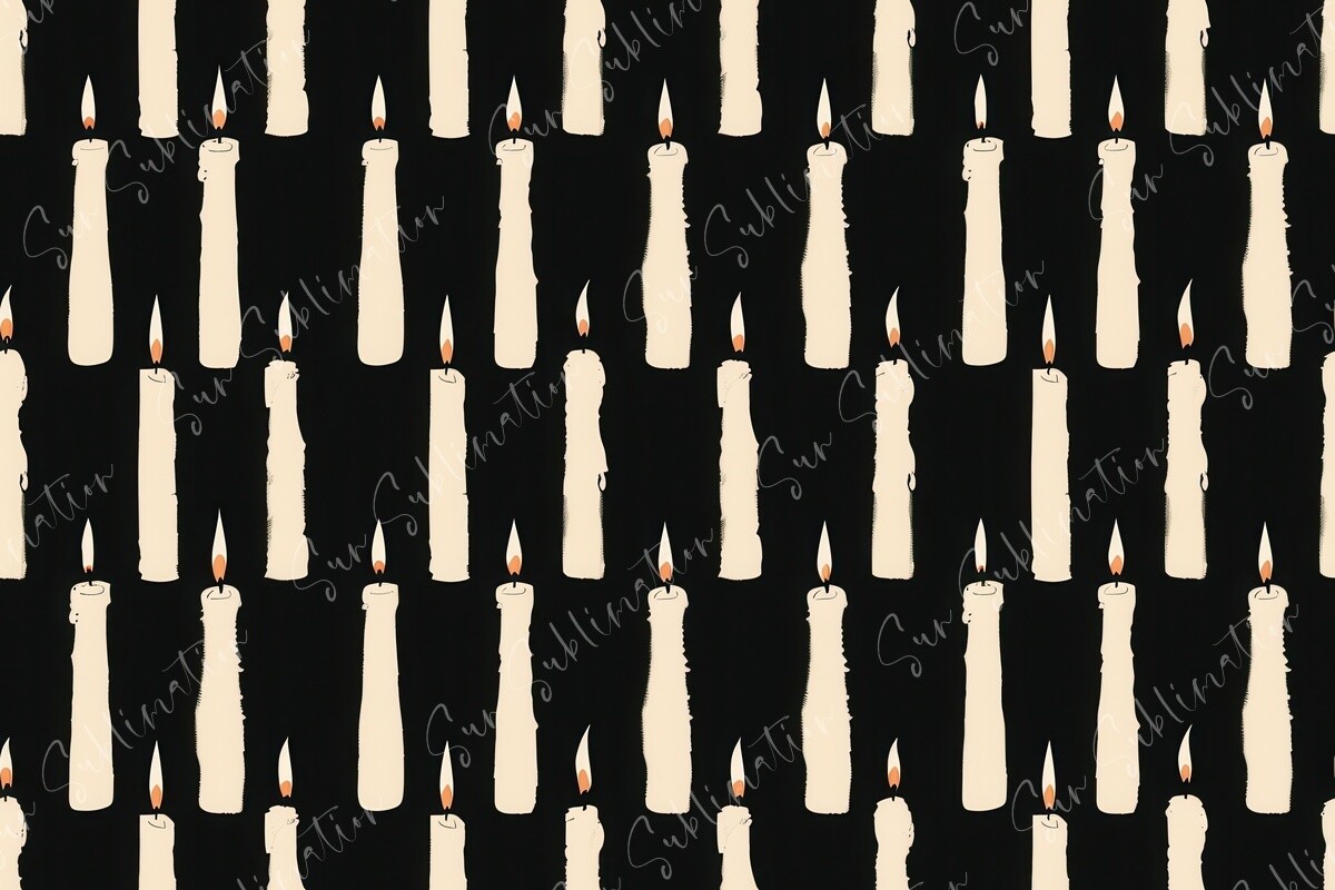 Candlelight Seamless Pattern Graphic by Sun Sublimation · Creative Fabrica