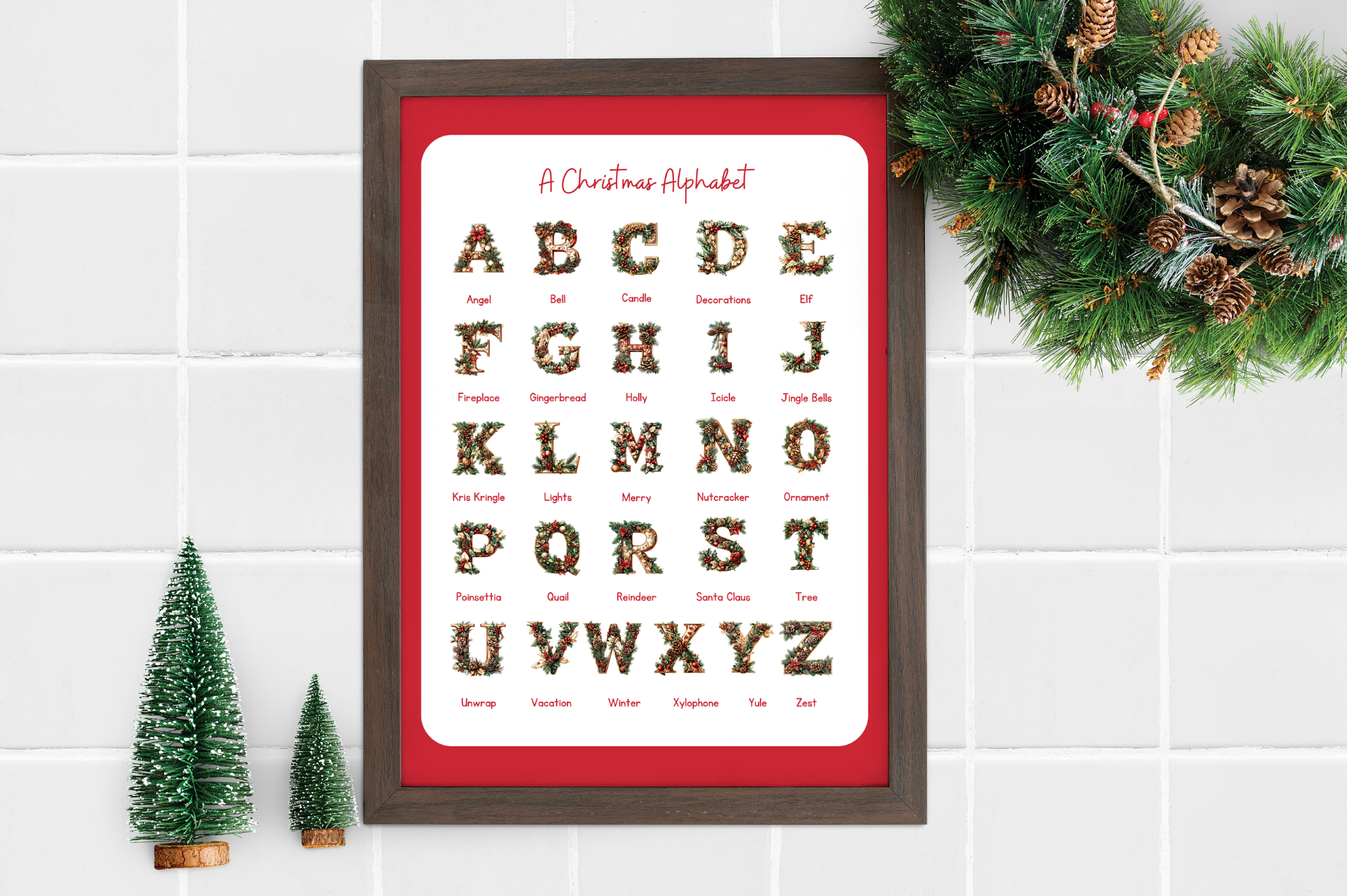 Christmas Alphas Cliparts - photo 6
