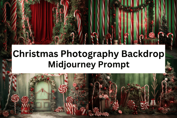 Preview of Christmas Photography Backdrop digital backdrop