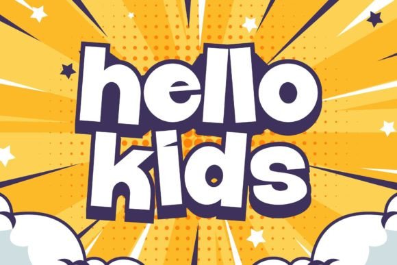 Comic Stickers Font - Preview 1