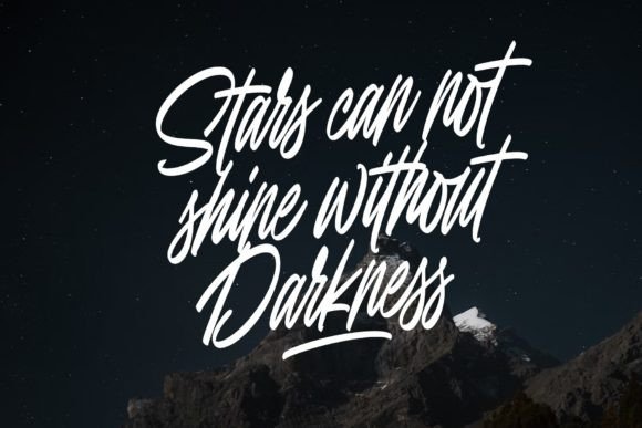 Favorable Whispering Midnight Font PNG with transparent background - Preview 3