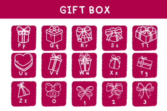 Gift Box Doodle Font - Preview 6