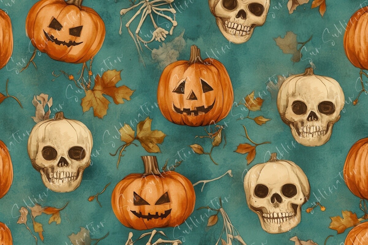 Halloween Pattern Graphic by Sun Sublimation · Creative Fabrica
