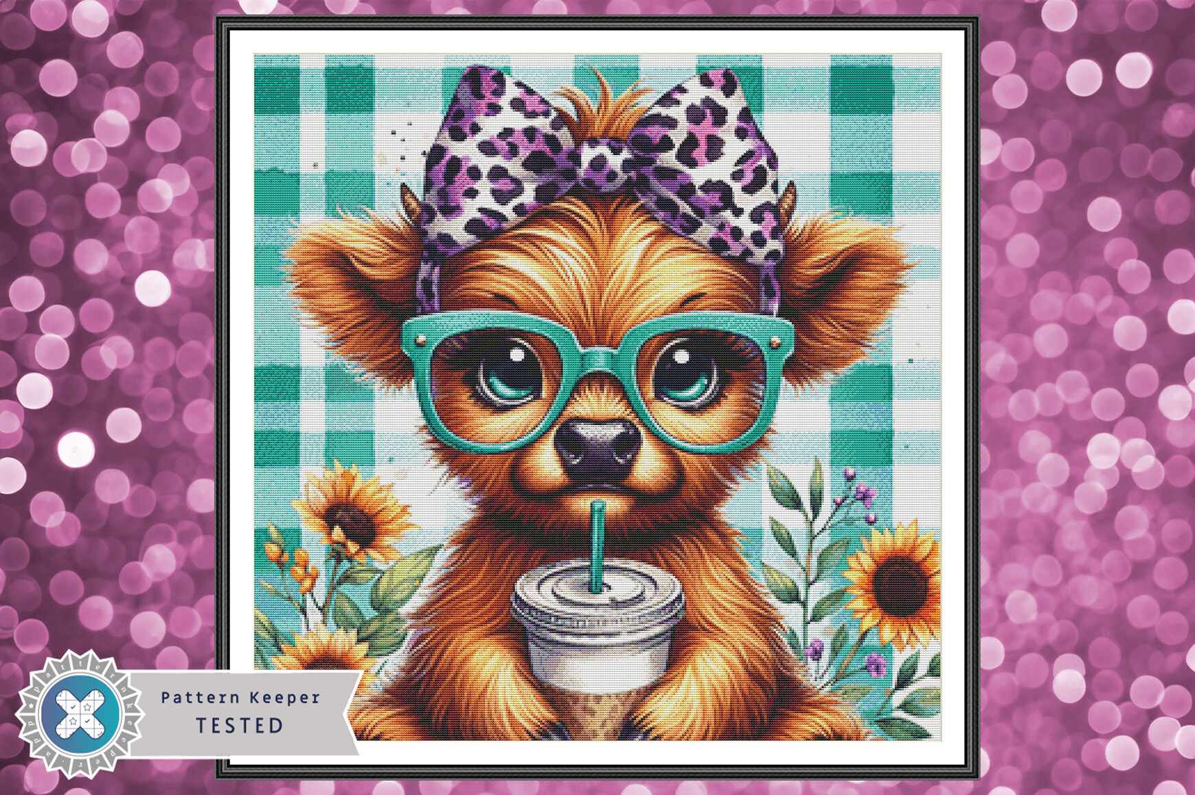 Highland Cow Cross Stitch Pattern PDF