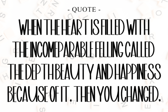 Highland Romantic Font PNG with transparent background - Preview 5