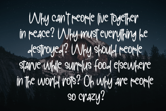 Nightmare Kingsize Font PNG with transparent background - Preview 5