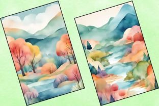 Landscape Reverse Coloring Pages Graphic by Catchy Ideaz · Creative Fabrica