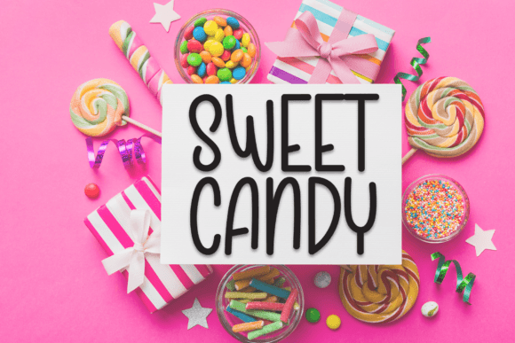 Love Cake Font PNG with transparent background - Preview 4