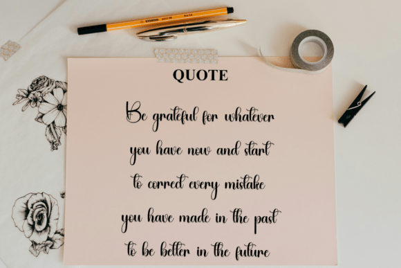 Natural Paradise Font PNG with transparent background - Preview 4