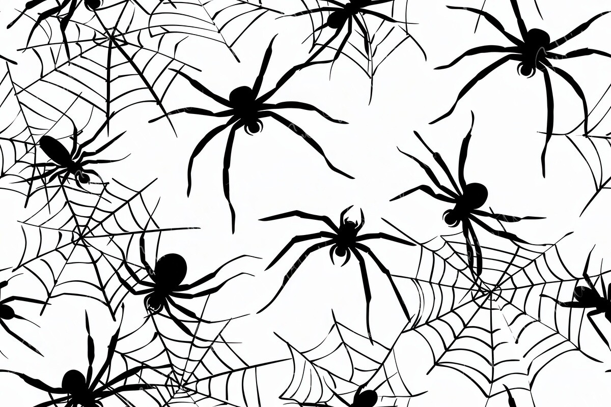 Spider Webs Seamless Pattern Graphic by Sun Sublimation · Creative Fabrica