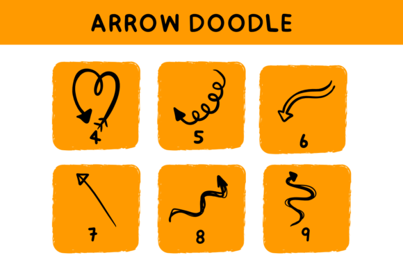 Arrow Doodle Font - Preview 3