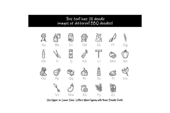 Bbq Doodle Font - Preview 1