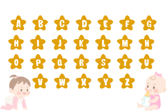 Baby Star Font - Preview 1