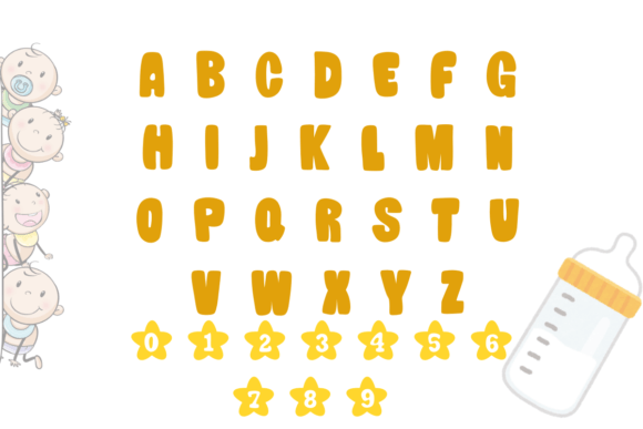 Baby Star Font - Preview 2