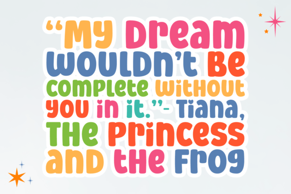 Beauty Disney Font - Preview 1
