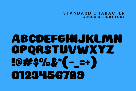 Cocoa Delight Font PNG with transparent background - Preview 1