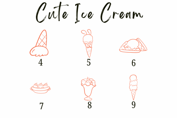 Cute Ice Cream Font - Preview 3