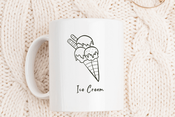 Cute Ice Cream Font - Preview 6