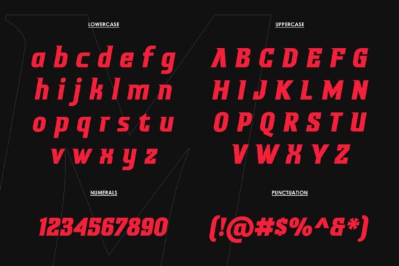 Gearzero Font PNG with transparent background - Preview 1