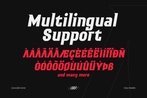 Gearzero Font PNG with transparent background - Preview 3