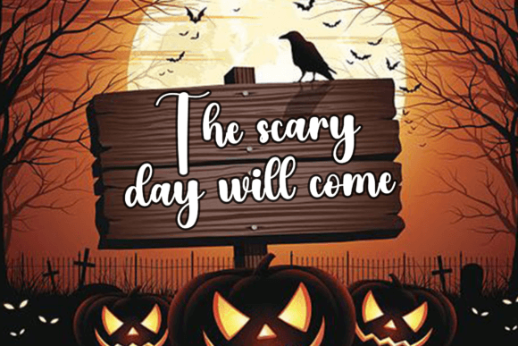 Halloween Font - Preview 4