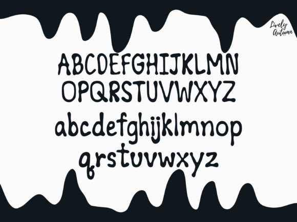 Magical Ink Font PNG with transparent background - Preview 1