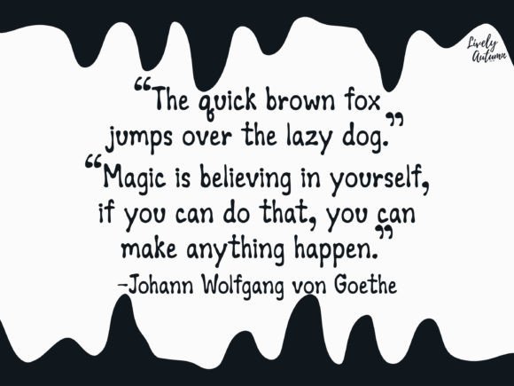 Magical Ink Font PNG with transparent background - Preview 3