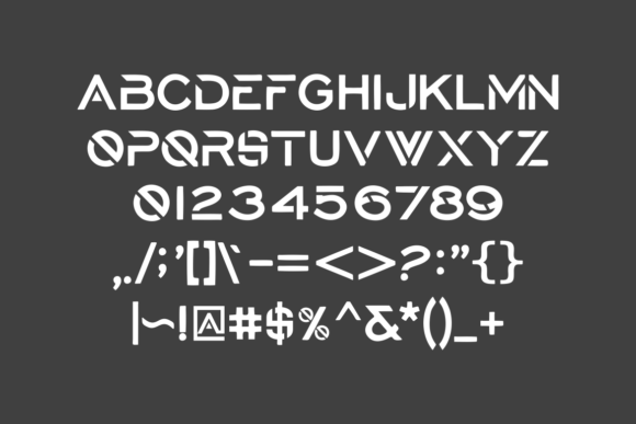Moprid Font PNG with transparent background - Preview 3