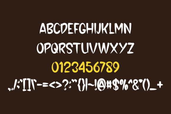 Ngopi Maseh Font PNG with transparent background - Preview 3
