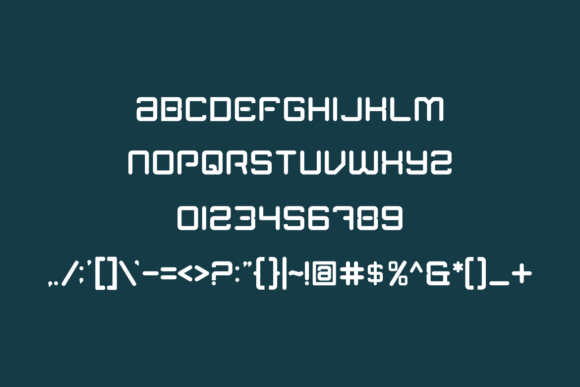 Over Matrix Font PNG with transparent background - Preview 3