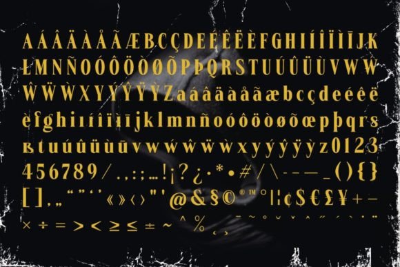 Phantoms Font PNG with transparent background - Preview 1