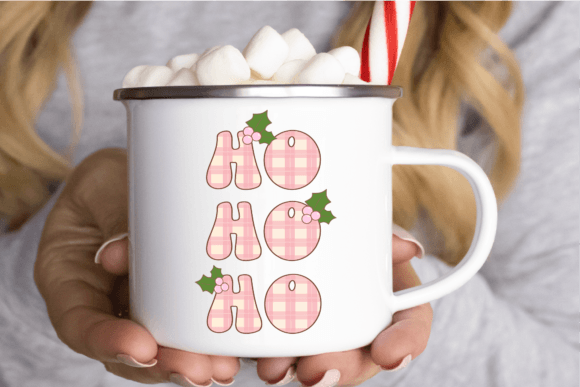 Pink Santa Font PNG with transparent background - Preview 2