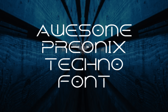 Preonix Font PNG with transparent background - Preview 2