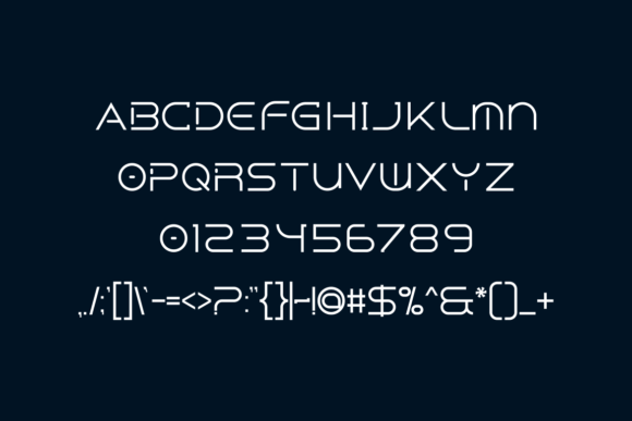 Preonix Font PNG with transparent background - Preview 3