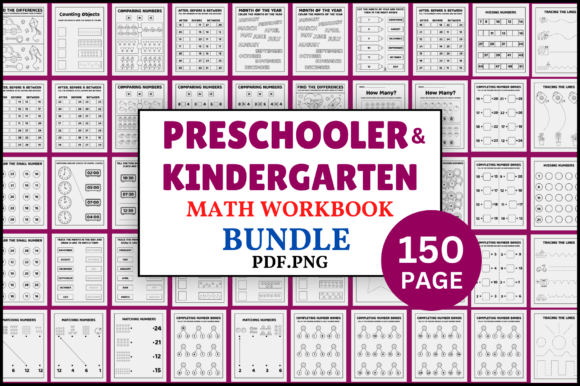 Preschool and Kindergarten Math Workbook