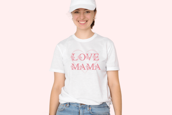 Rose and Love Font PNG with transparent background - Preview 2