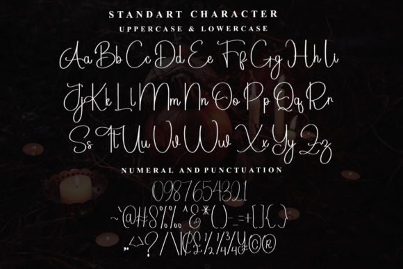 Samantha Halloween Font PNG with transparent background - Preview 4