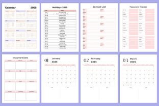 2025 Monthly Planner for Canva Template Graphic by SM INTERIOR ...