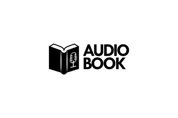 Audio Book Literature and Ebook Logo