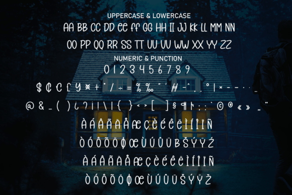Black House Font - Preview 6