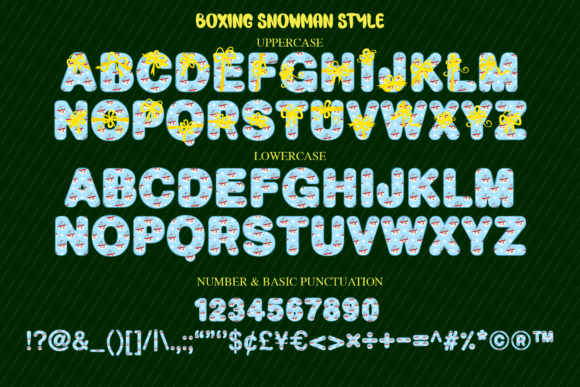 Boxing Day Font - Preview 4