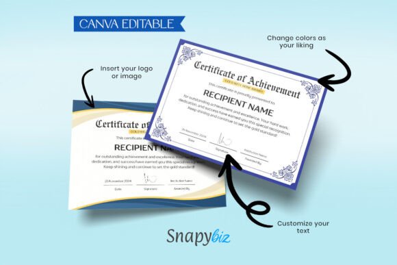 Certificate of Achievement Templates