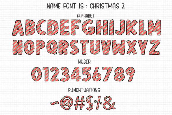 Christmas Font - Preview 2