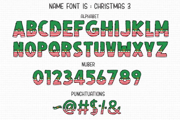 Christmas Font - Preview 3