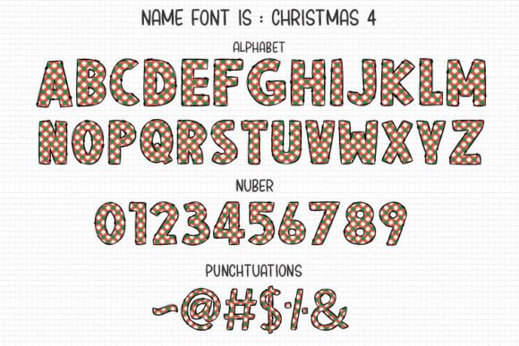 Christmas Font - Preview 4