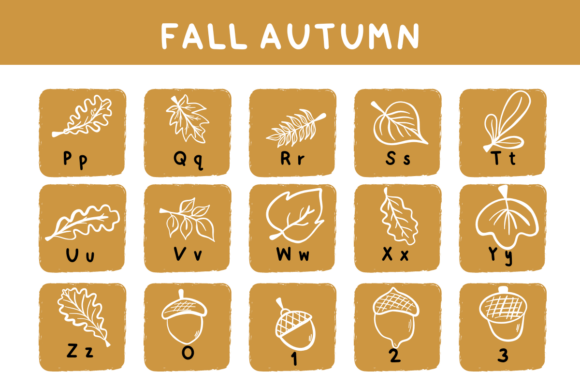 Fall Autumn Font - Preview 6