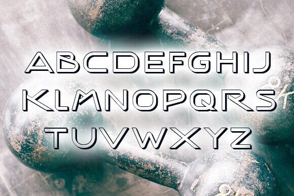 Fitness Font - Preview 3