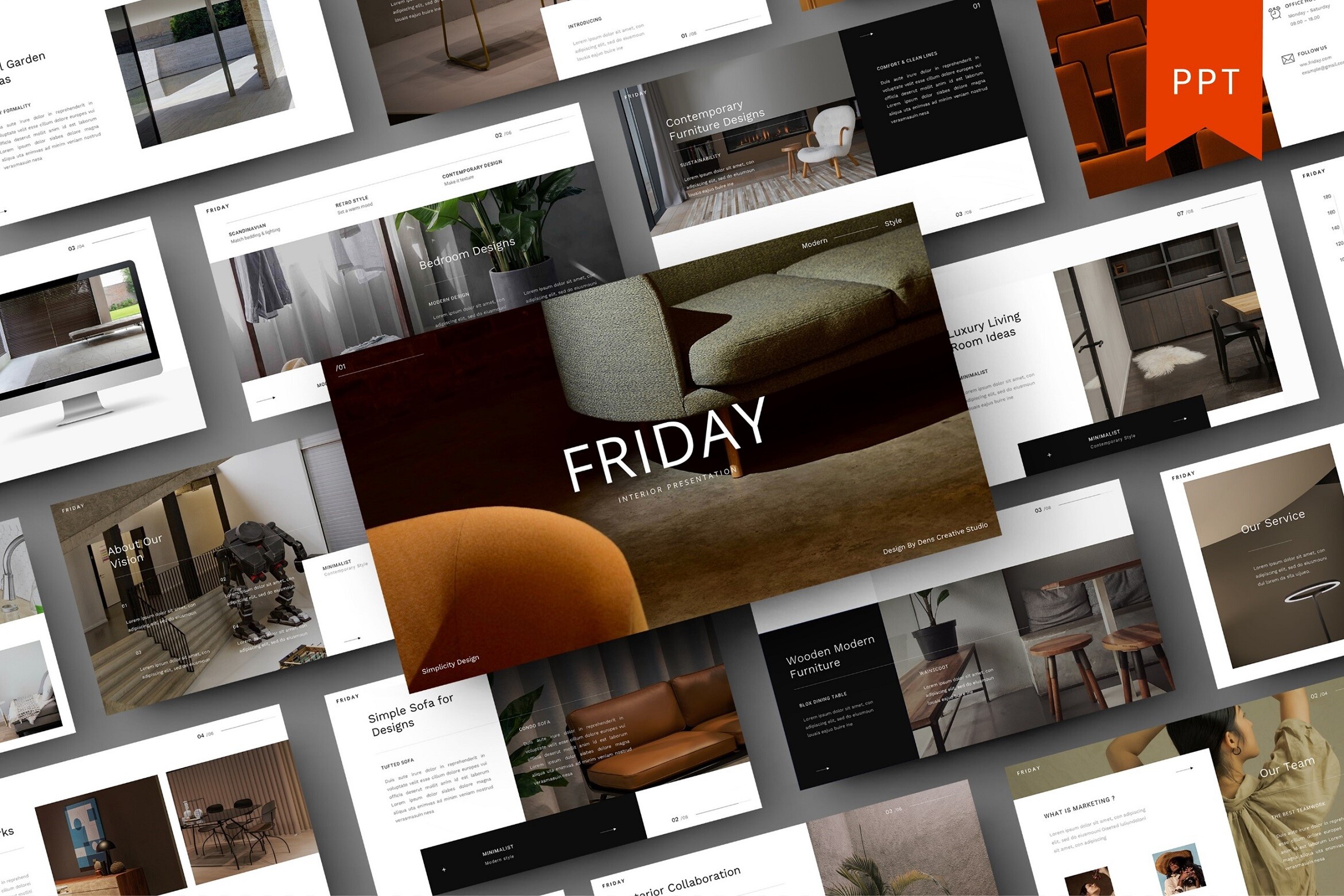 Friday– Interior Design Business PPT Graphic by Jujustudio · Creative ...