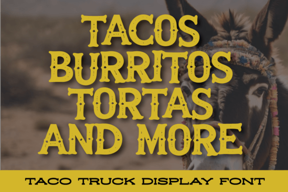 Funky Burro Font - Preview 2