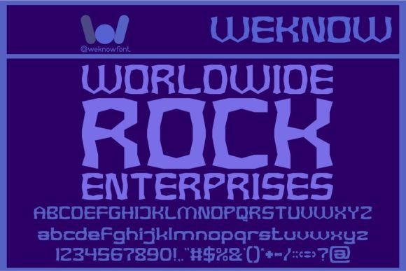 Gravel Stone Font - Preview 2